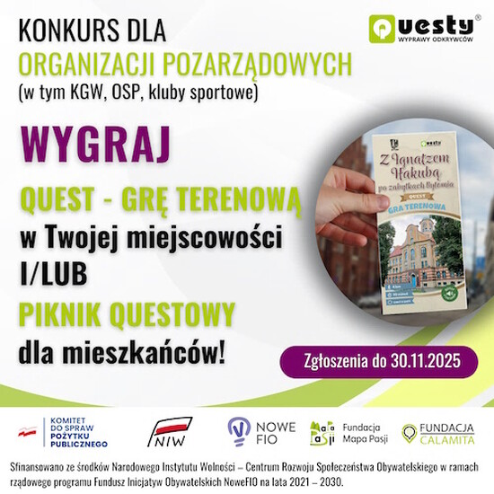 Konkurs dla organizacji pozarządowych