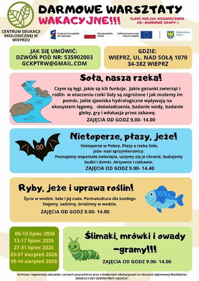 Trwają zapisy na darmowe, wakacyjne zajęcia dla dzieci...