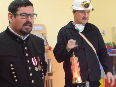 Obraz 21: Spotkanie przedszkolaków z Górnikami