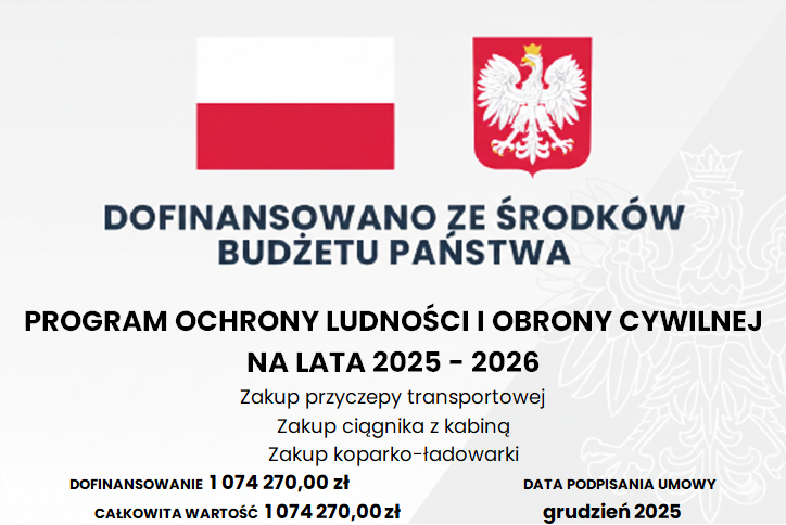 Program Ochrony Ludności i Obrony Cywilnej na lata 2025-2026