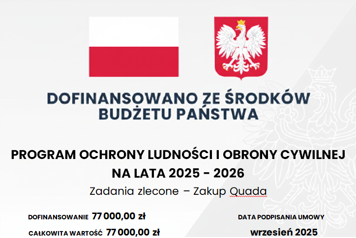 Program Ochrony Ludności i Obrony Cywilnej na lata 2025-2026